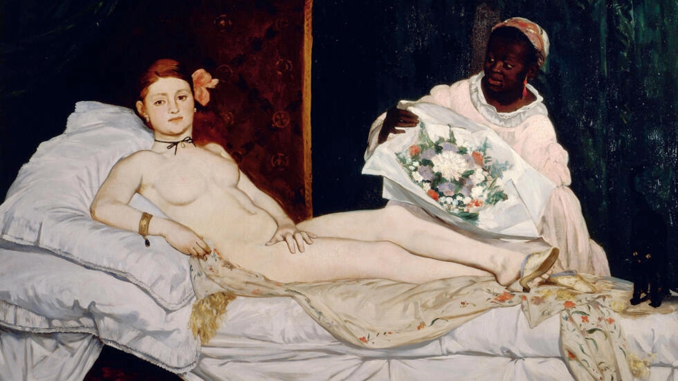 Tableau le nu d'Olympia de Manet